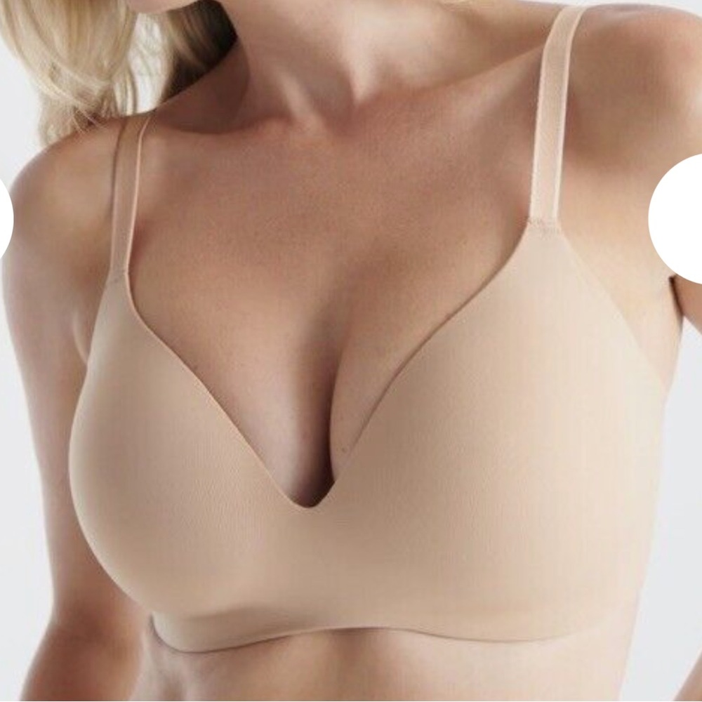 Knix push up bras cream size 34 E or 6+